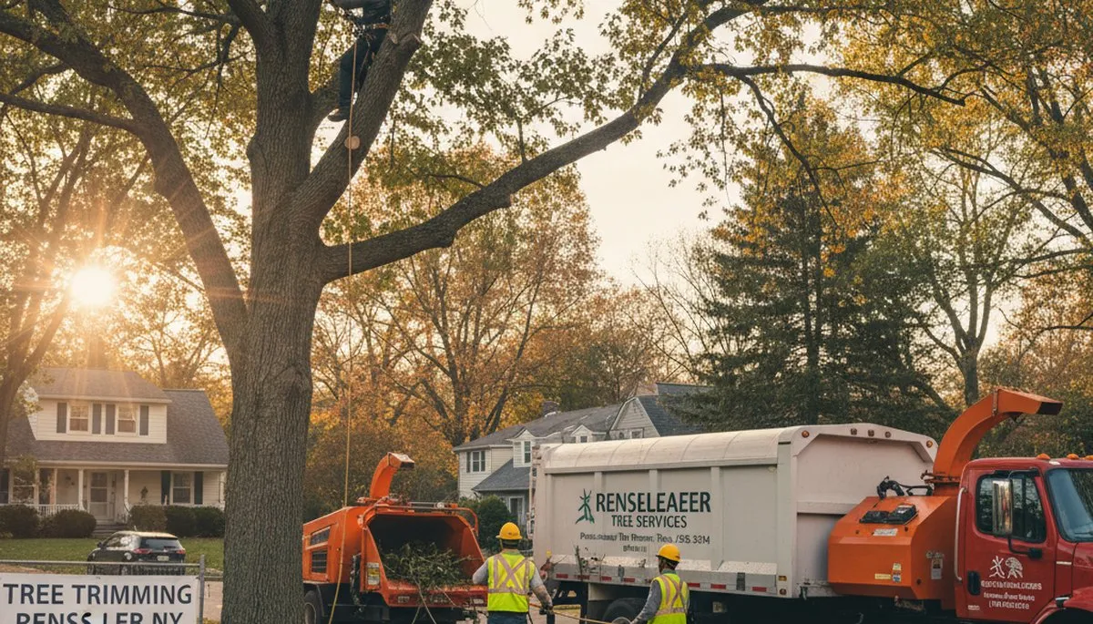 Professional tree removal service in Troy, NY by certified arborists at Tree Trimming Troy